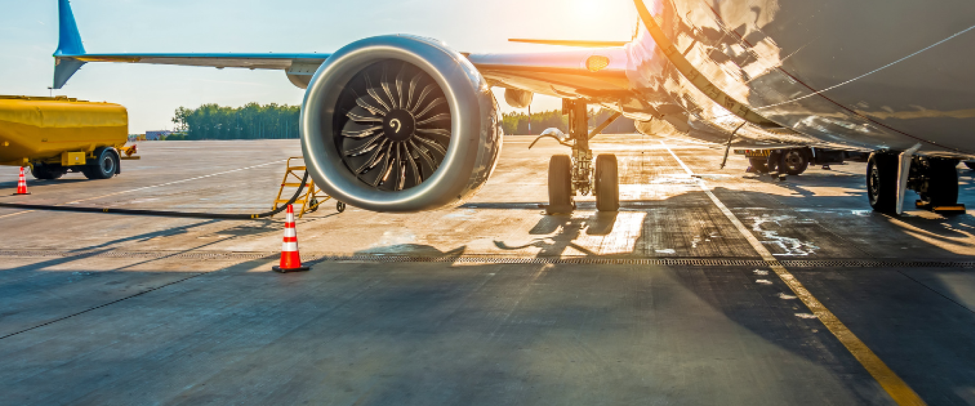 Airplane stock image